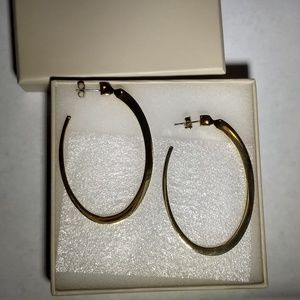 India Hicks Leticia hoops in gold